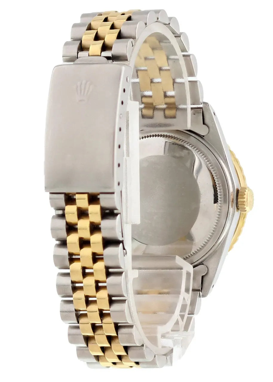 datejust Rolex Two-Tone Silver Dial - Hình 5