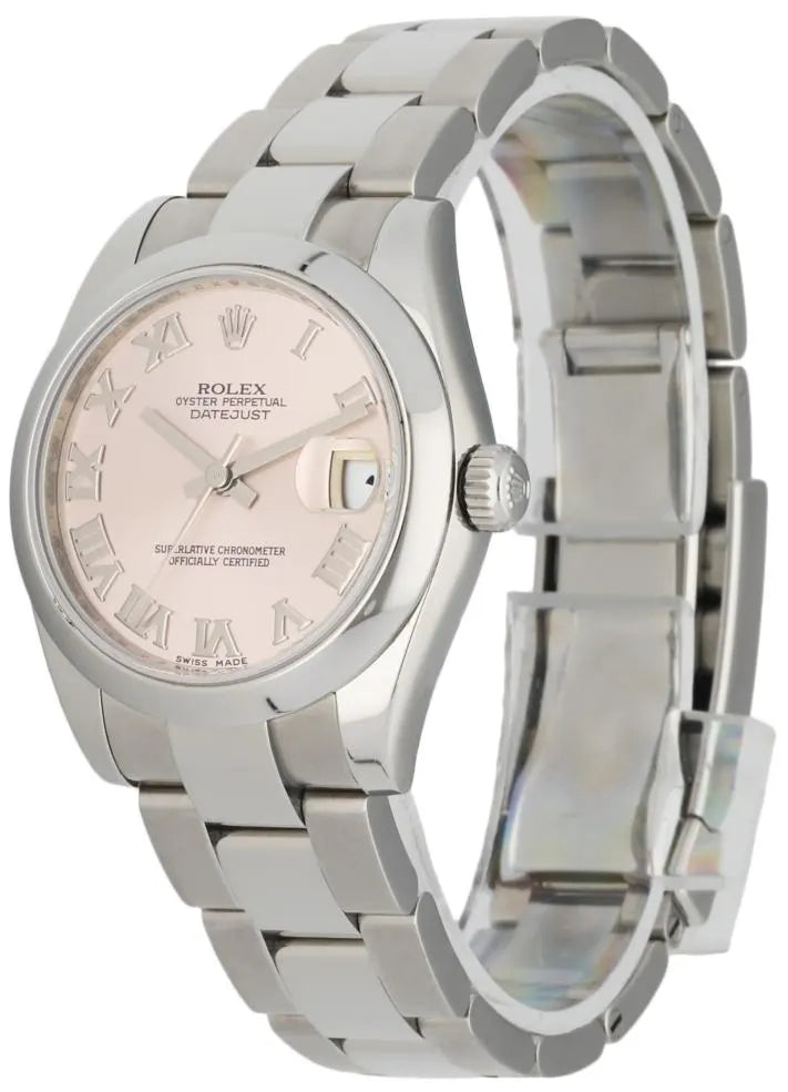 Rolex Pink Roman Datejust - Hình 2