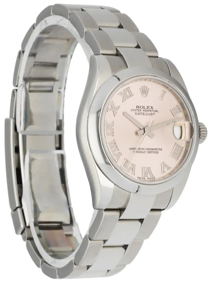 Rolex Pink Roman Datejust - Hình 3