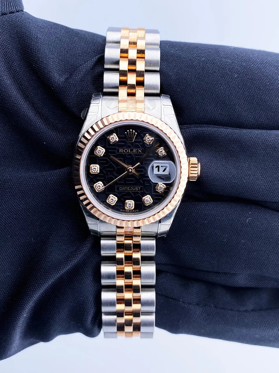 Rolex Black Diamond Jubilee Two-Tone - Hình 3