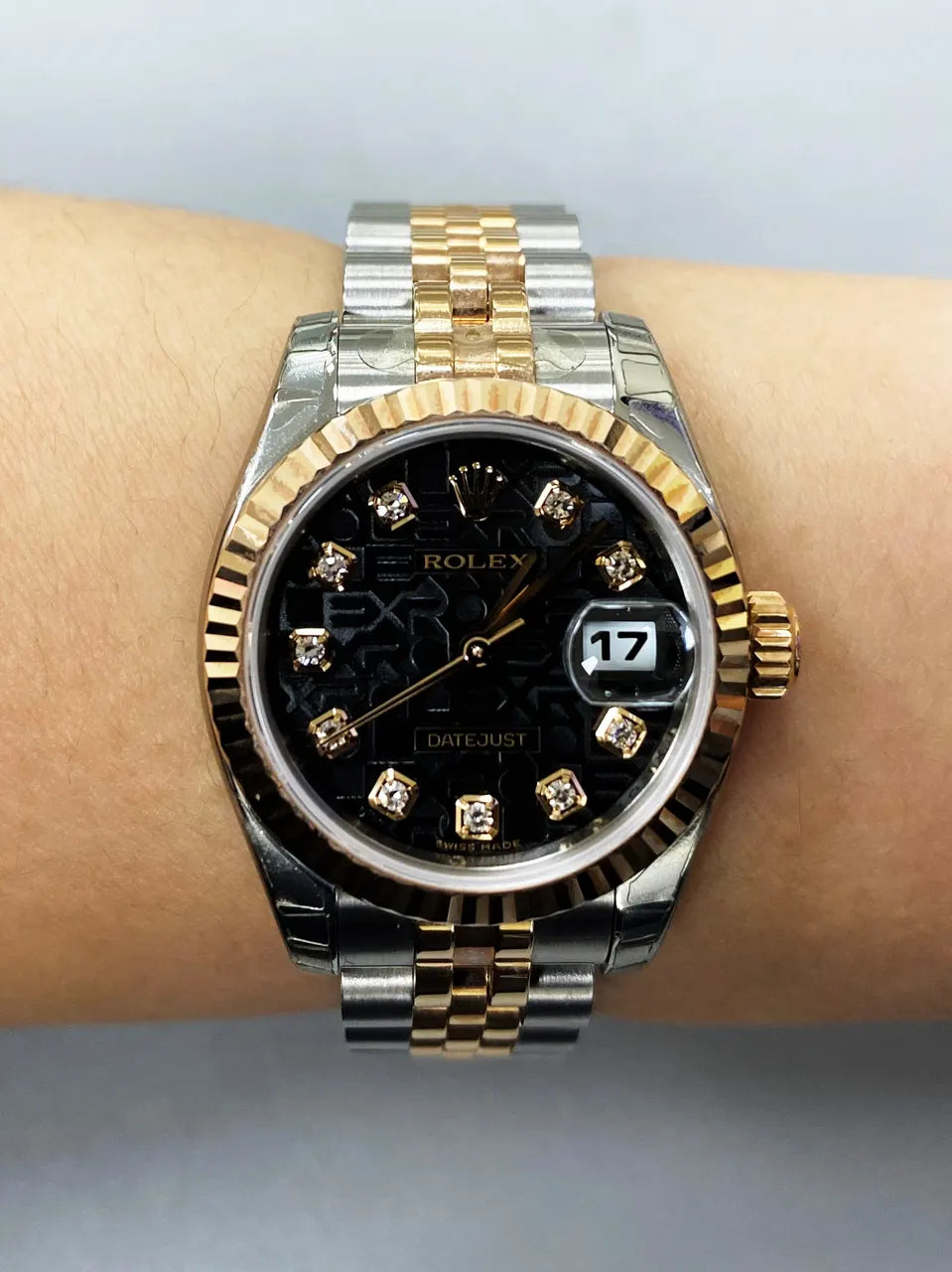 Rolex Black Diamond Jubilee Two-Tone - Hình 9