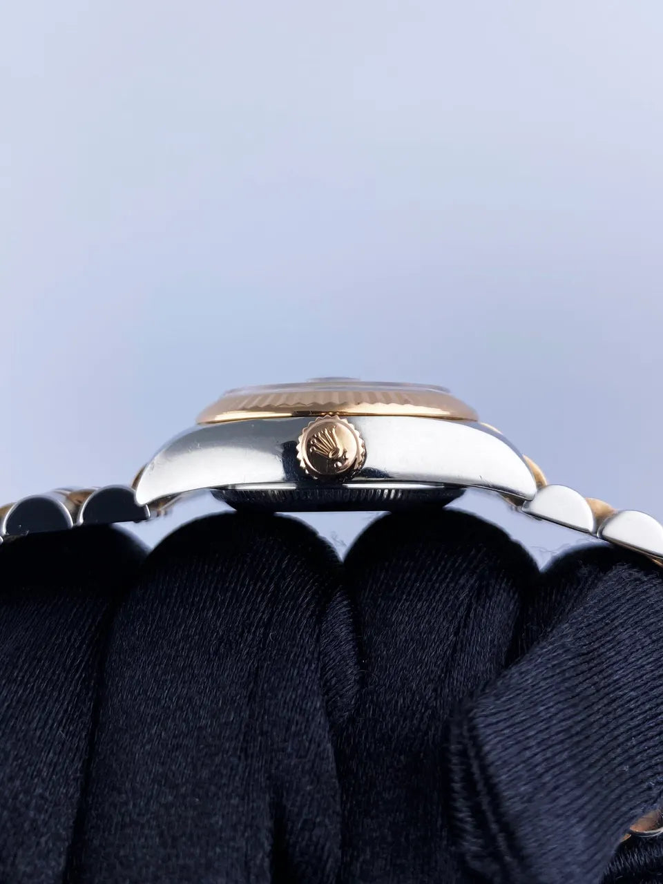 Rolex Two-Tone Black Diamond - Hình 5