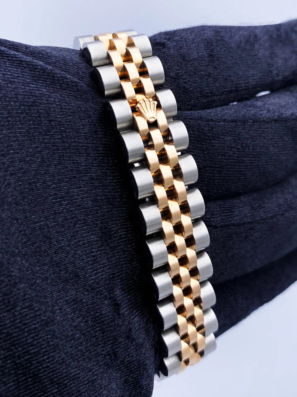 Rolex Two-Tone Black Diamond - Hình 7