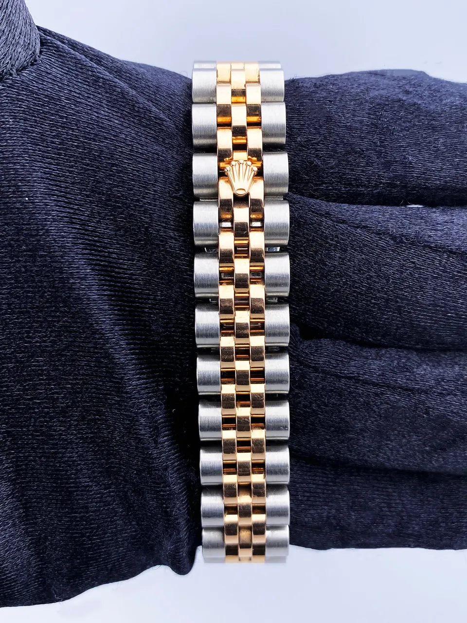 Rolex Two-Tone Black Diamond - Hình 8