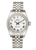 Rolex White Roman Dial Ladies