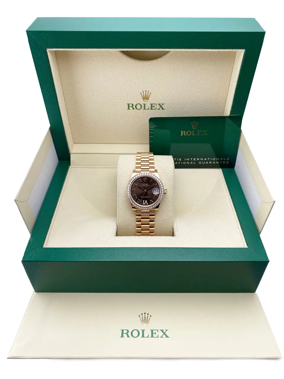 Rolex Chocolate Diamond Bezel