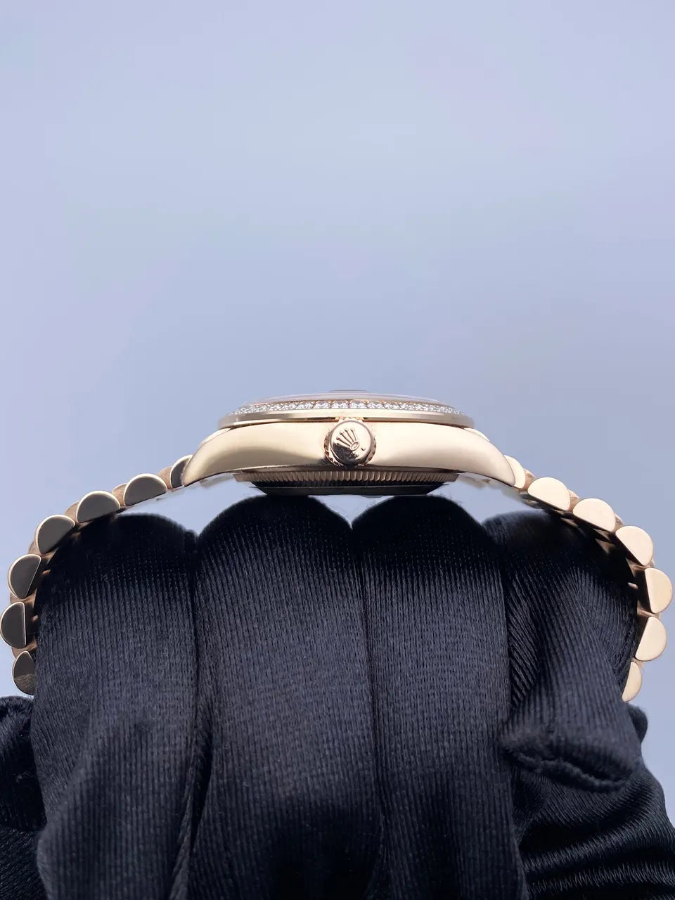 Rolex Chocolate Diamond Bezel - Hình 4