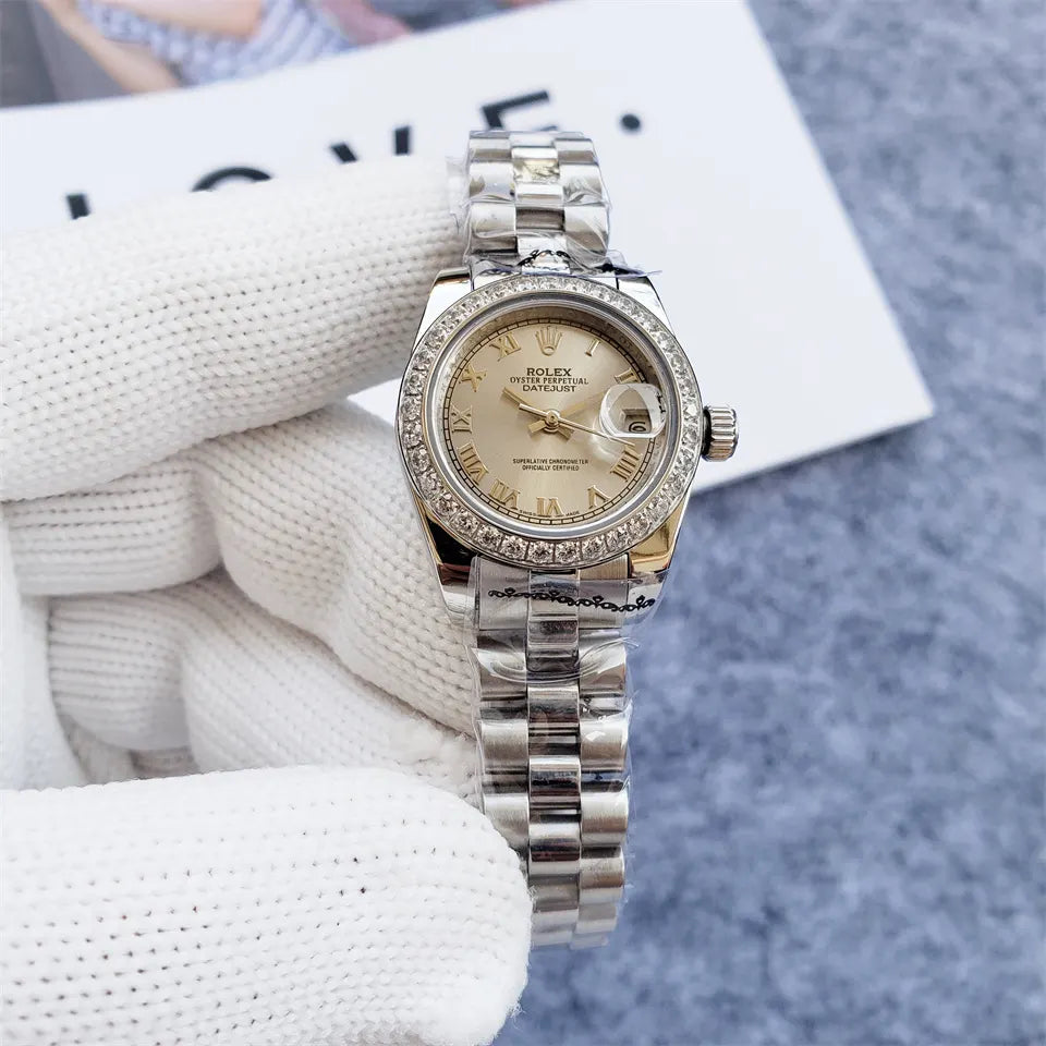 Rolex Datejust Diamond Champagne Ladies