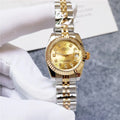 Rolex Ladies Gold Diamond Dial