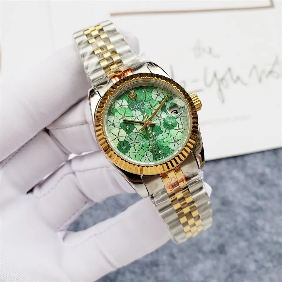 Rolex Green Clover Datejust - Hình 9