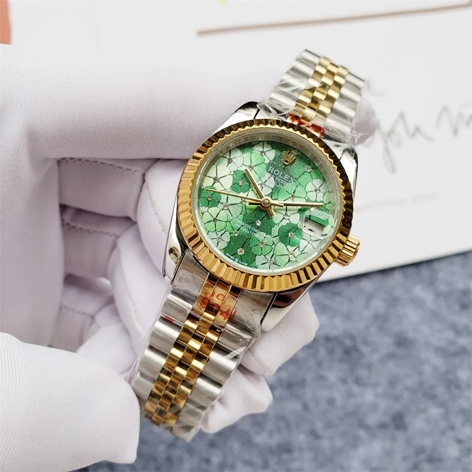 Rolex Green Clover Datejust - Hình 8