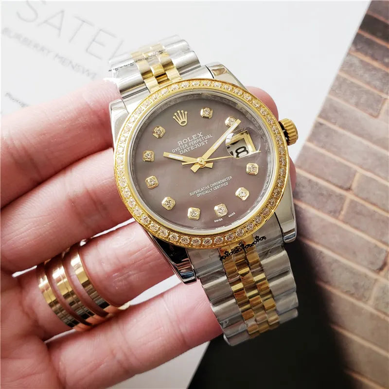 Rolex Datejust Grey Diamond - Hình 7