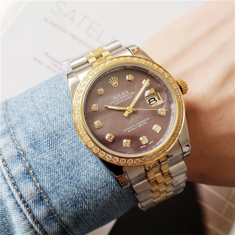 Rolex Datejust Grey Diamond - Hình 8