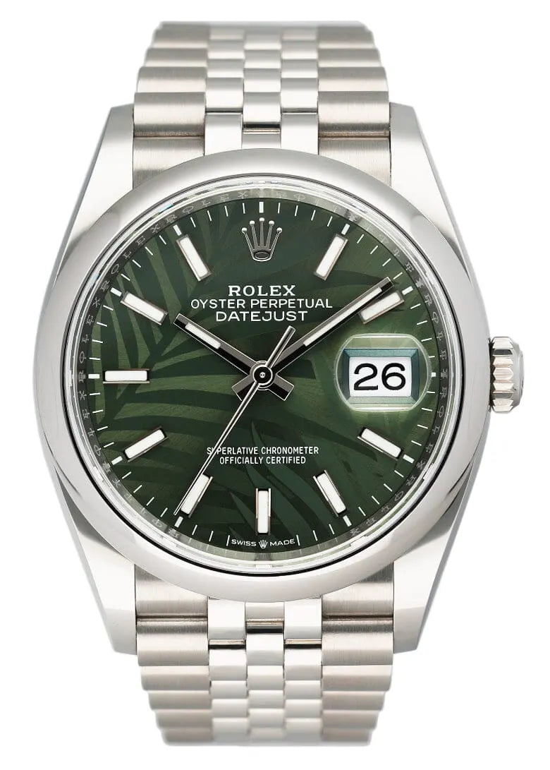 Rolex Green Palm Dial Datejust