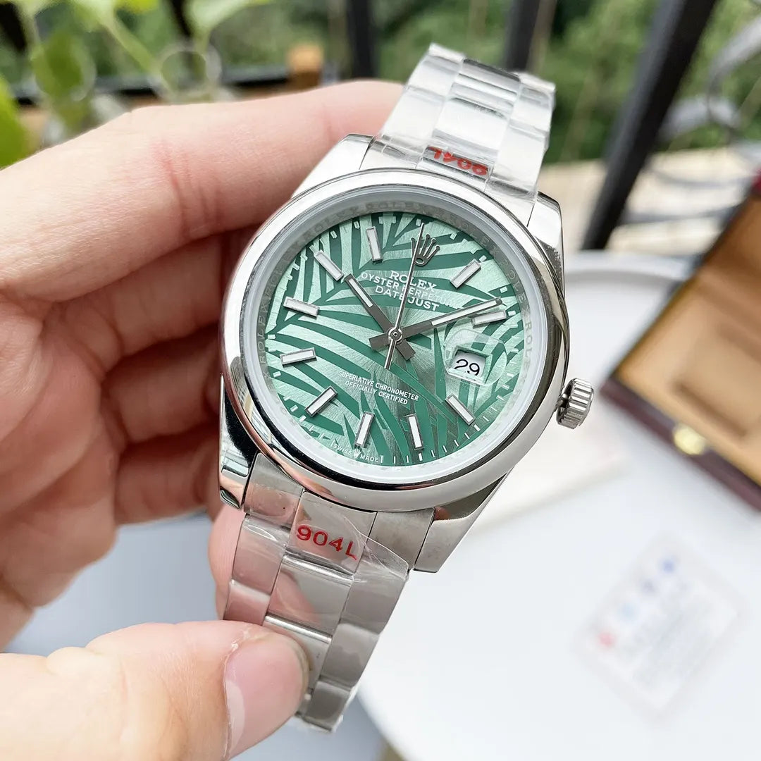 Rolex Palm Green Datejust - Hình 4