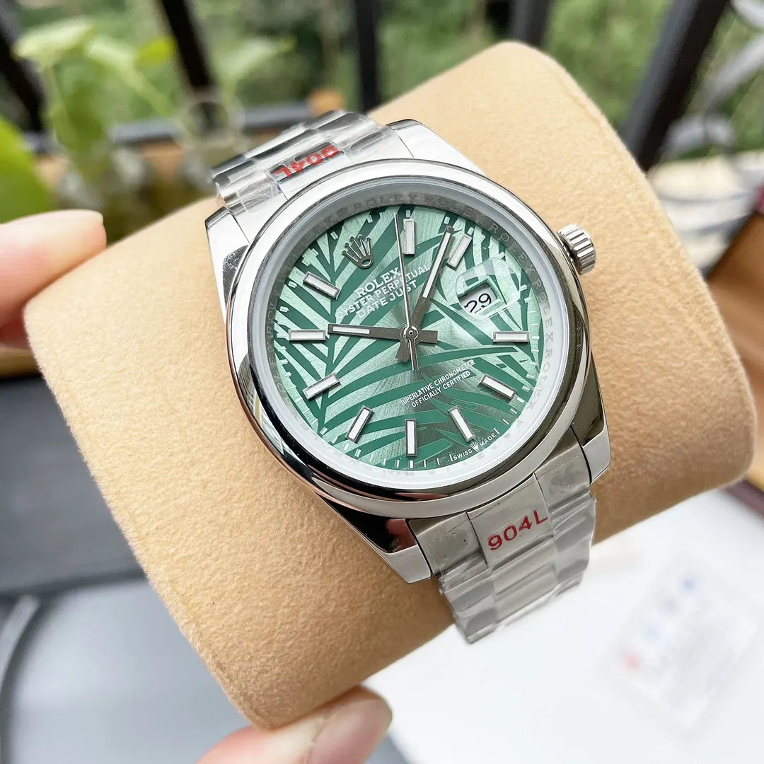 Rolex Palm Green Datejust - Hình 7