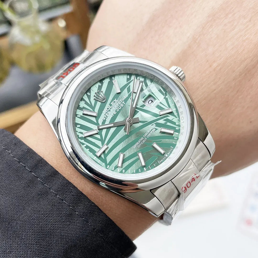 Rolex Palm Green Datejust - Hình 2