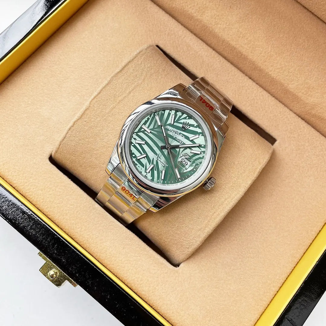 Rolex Palm Green Datejust - Hình 5