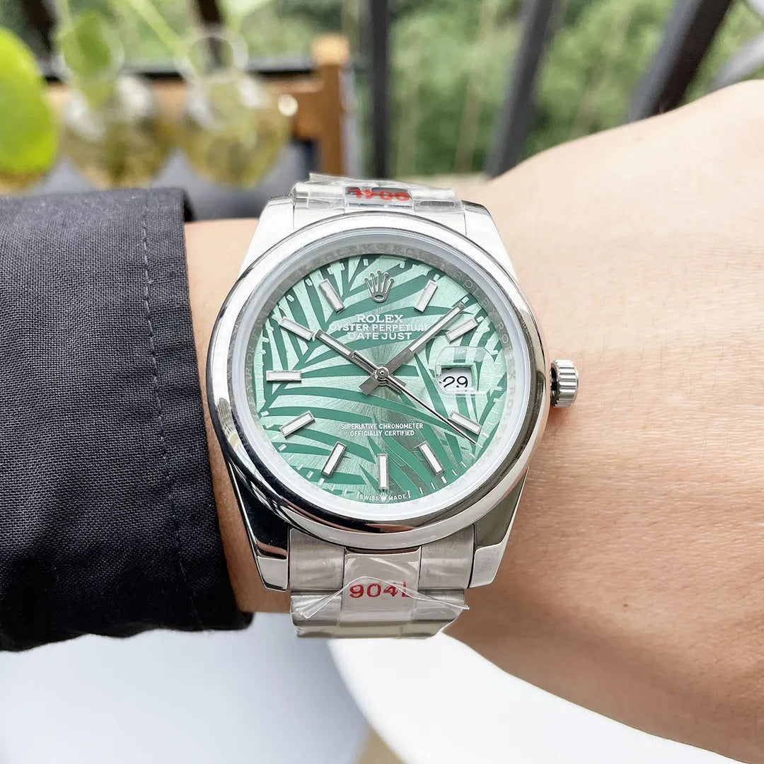 Rolex Palm Green Datejust - Hình 3