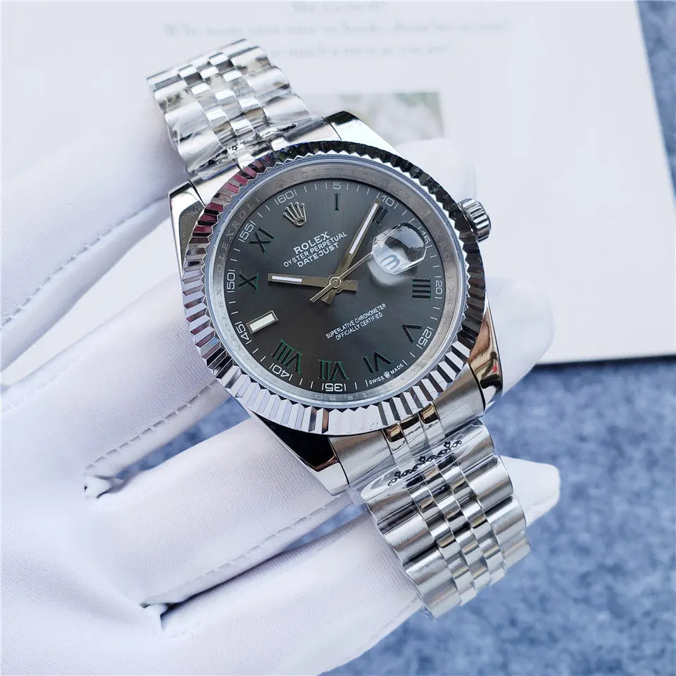 Rolex Rhodium Roman Dial - Hình 6