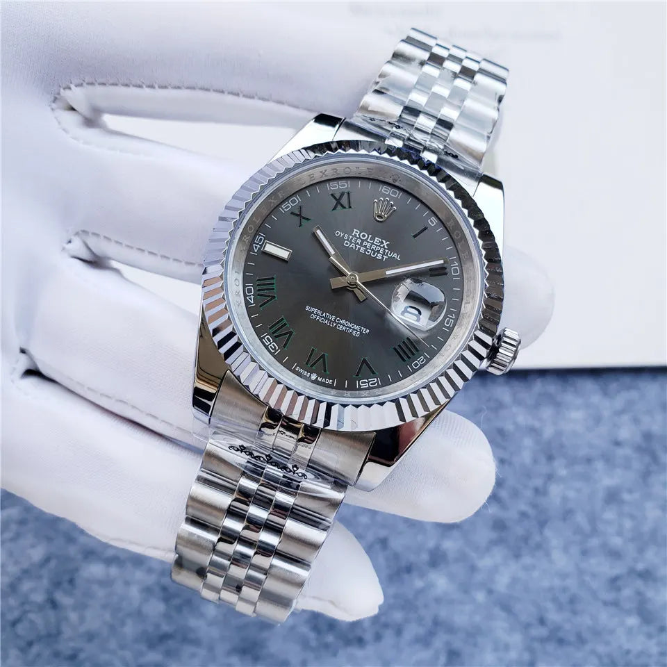 Rolex Rhodium Roman Dial - Hình 4
