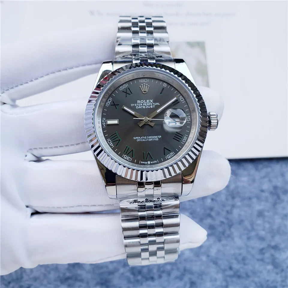 Rolex Rhodium Roman Dial - Hình 5