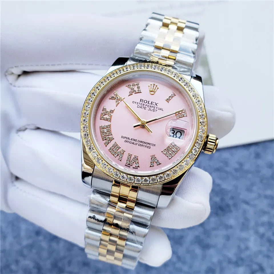 Rolex Pink Diamond Two-Tone - Hình 8
