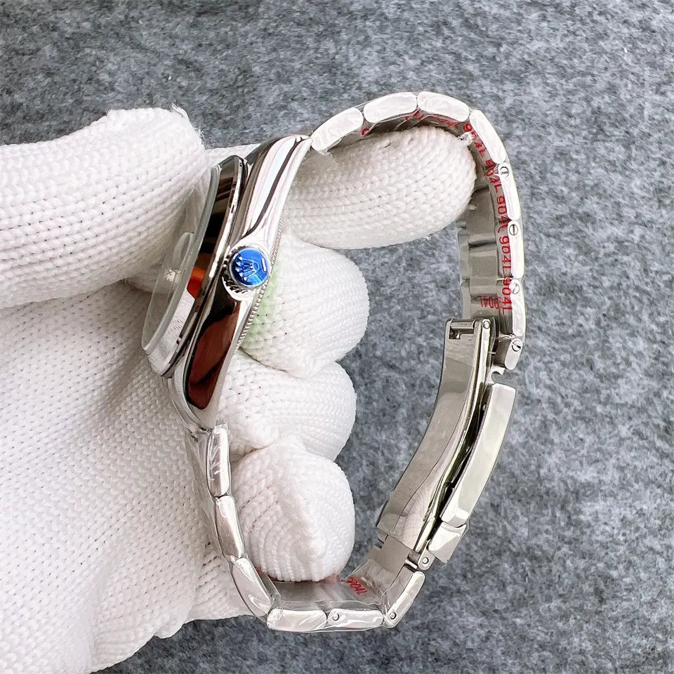 Rolex Datejust Silver Blue - Hình 2