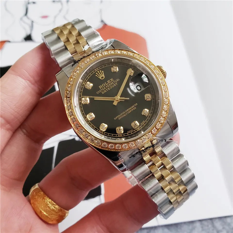 Rolex Black Diamond Jubilee Two-Tone - Hình 8