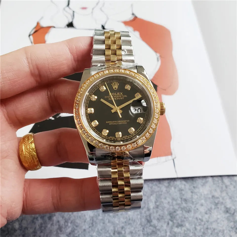 Rolex Black Diamond Jubilee Two-Tone - Hình 5
