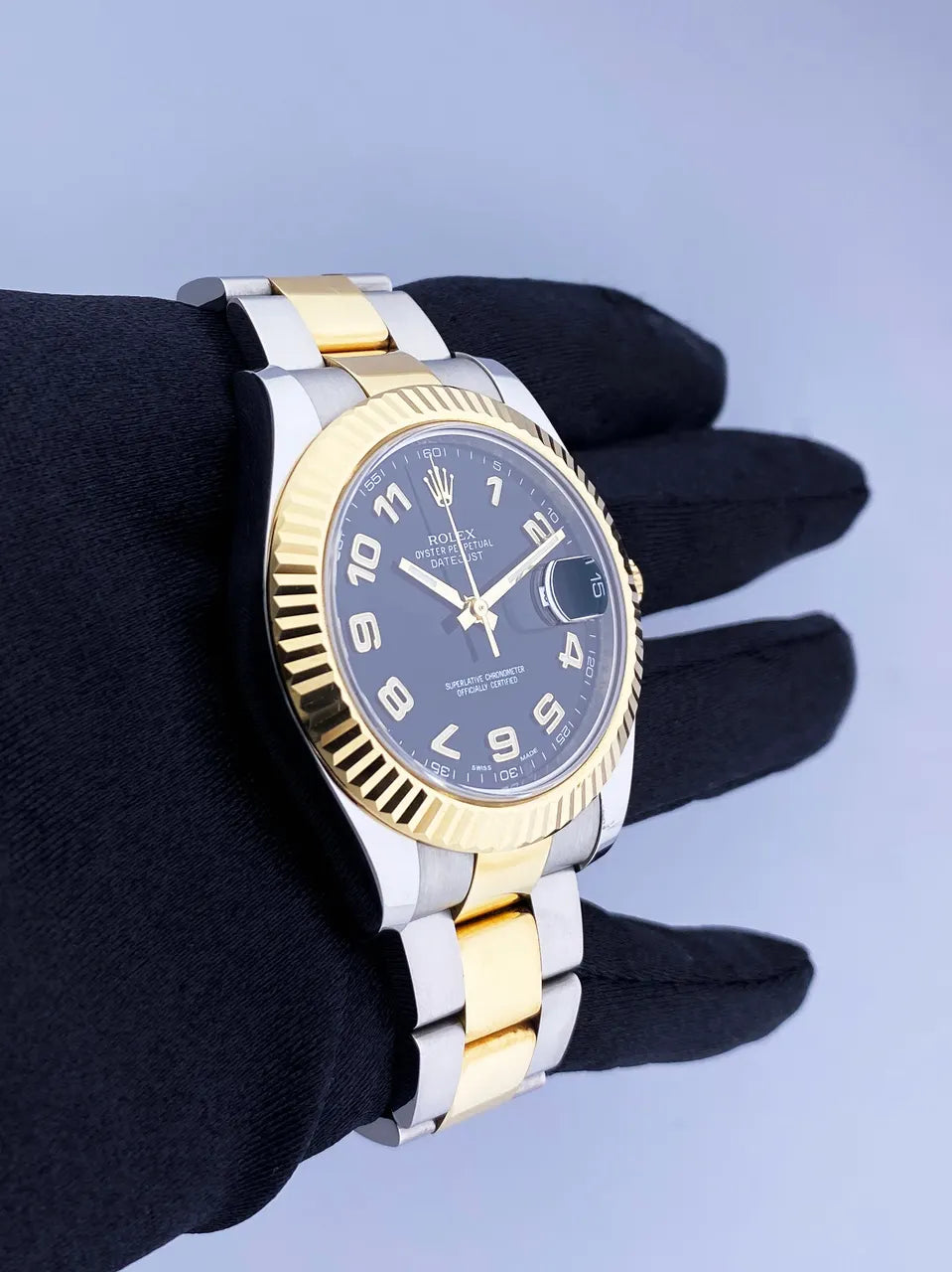 Rolex Two-Tone Black Arabic - Hình 3