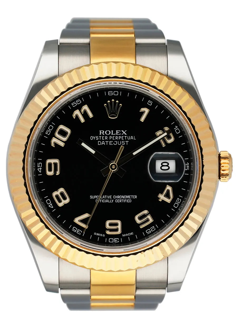Rolex Two-Tone Black Arabic