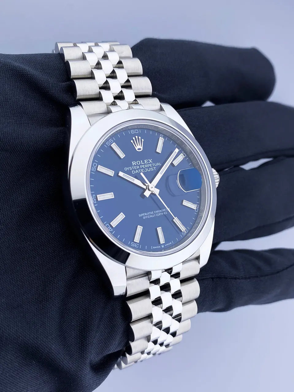 Rolex Blue Dial Steel Datejust - Hình 2