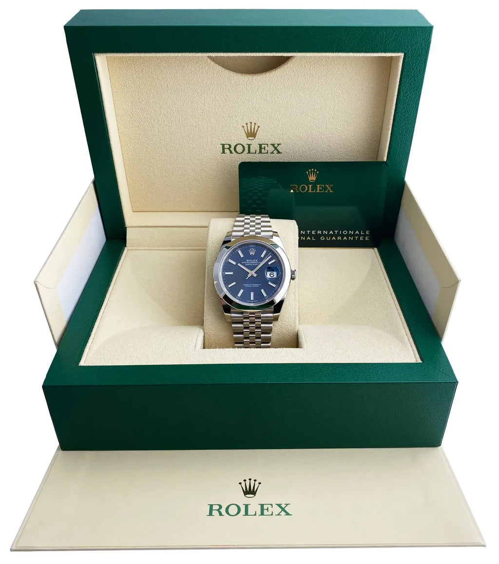 Rolex Blue Dial Steel Datejust