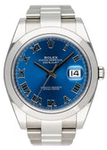 oyster Rolex Blue Roman Dial