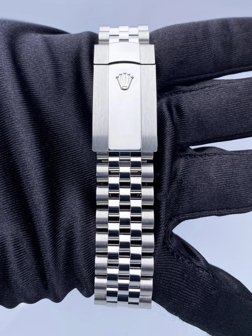 Rolex White Dial Steel Watch - Hình 7