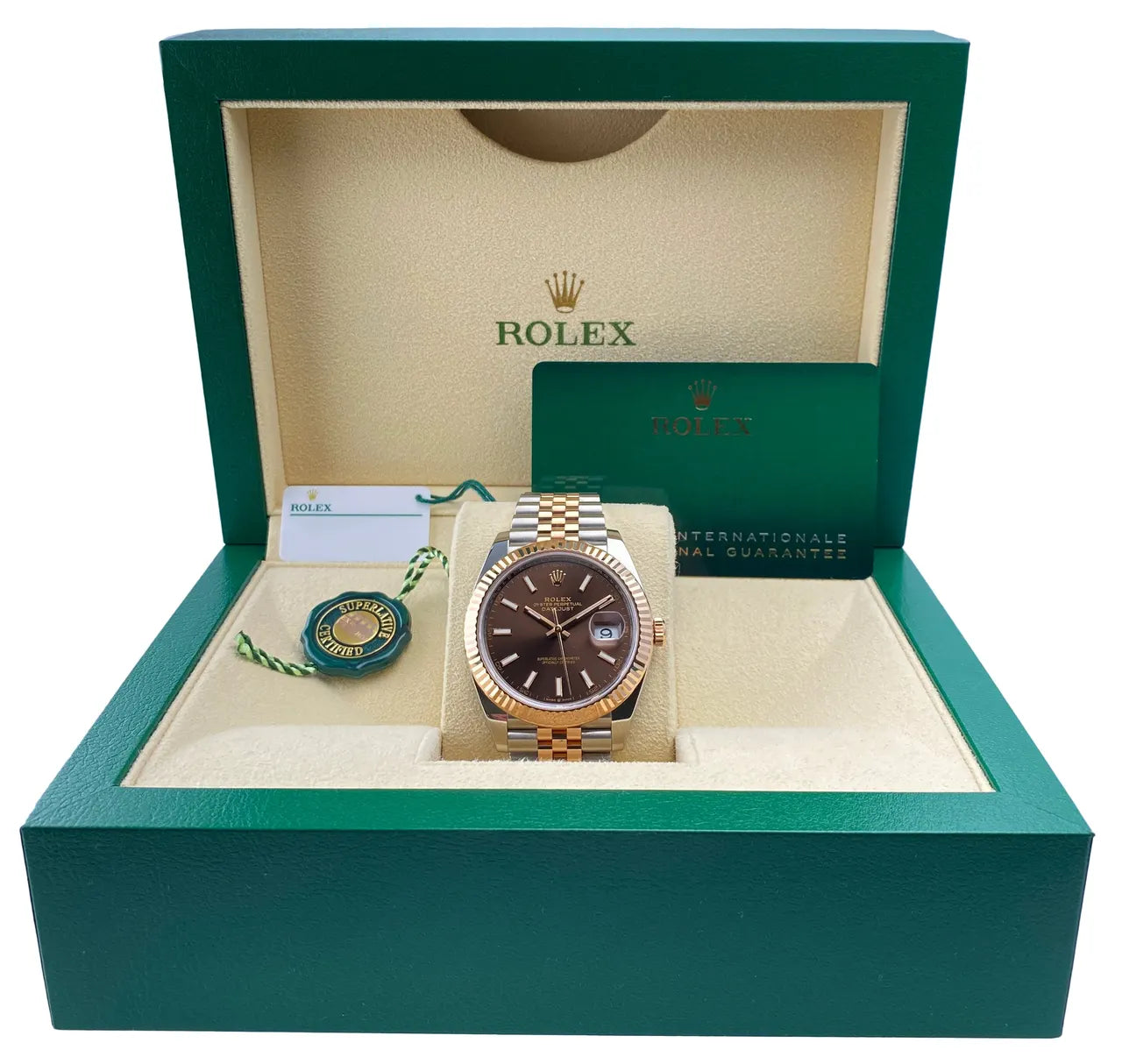 Rolex Chocolate Dial Two-Tone datejust - Hình 2