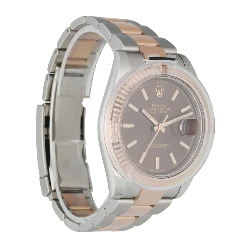 Rolex Chocolate Dial Two-Tone - Hình 3