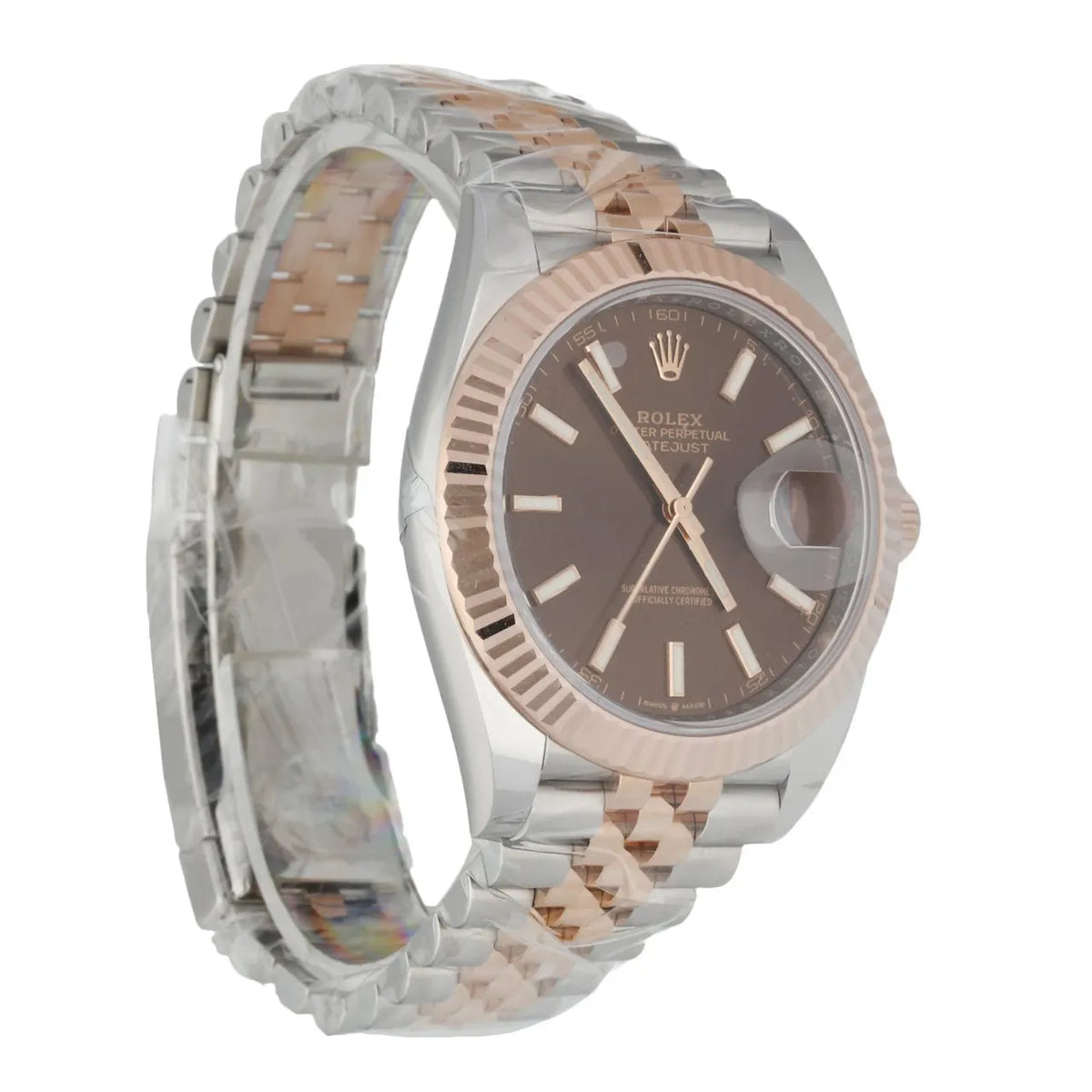 Rolex Chocolate Dial Two-Tone - Hình 3