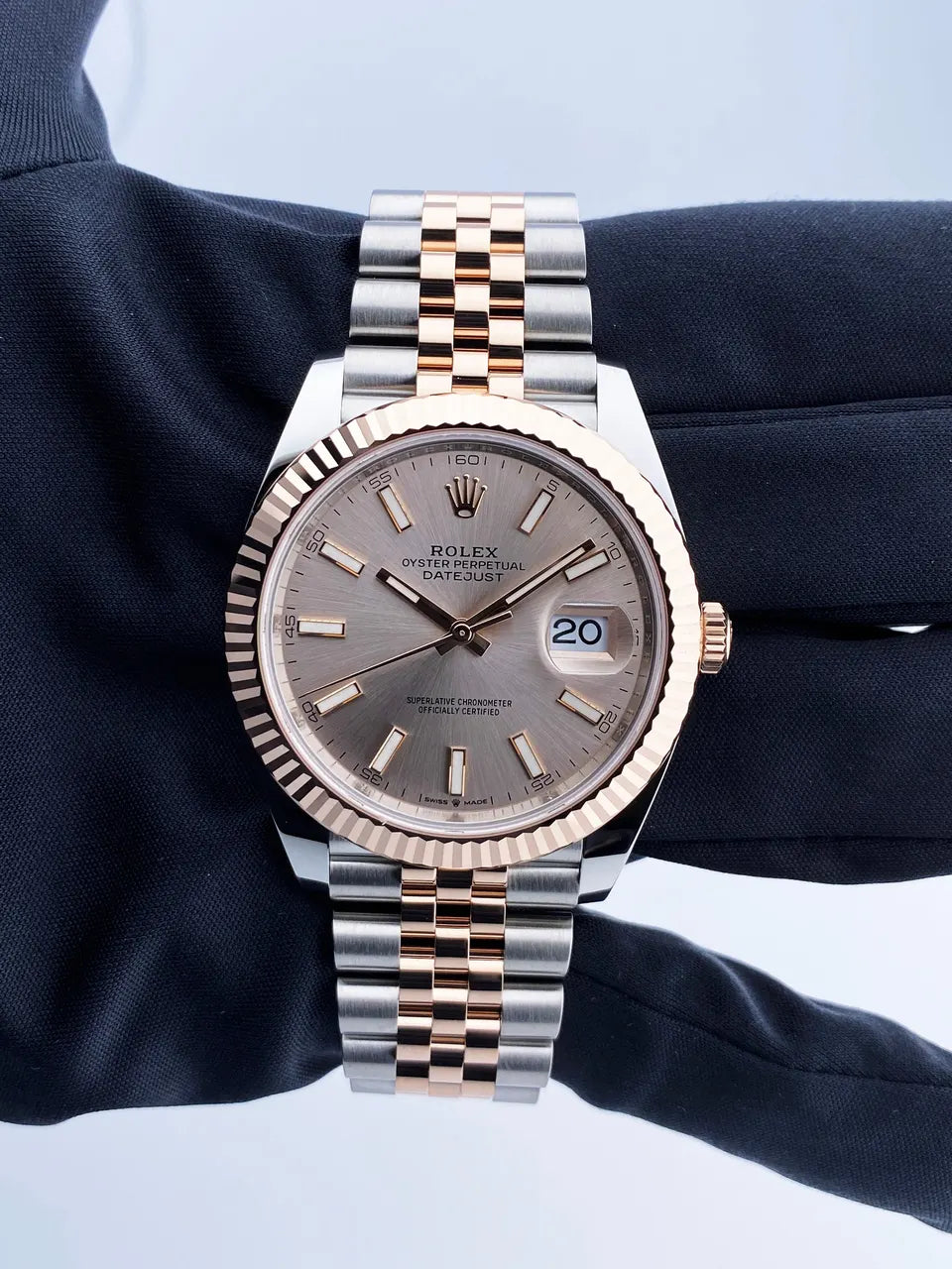Rolex Rhodium Dial Rose Gold – Rolex Datejust Rose Gold & Steel