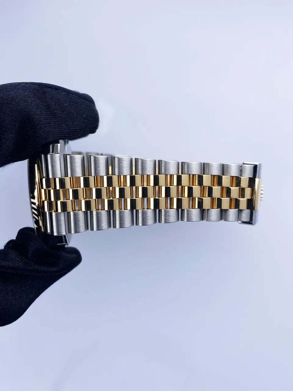 Rolex Rhodium Green Roman Datejust - Hình 8
