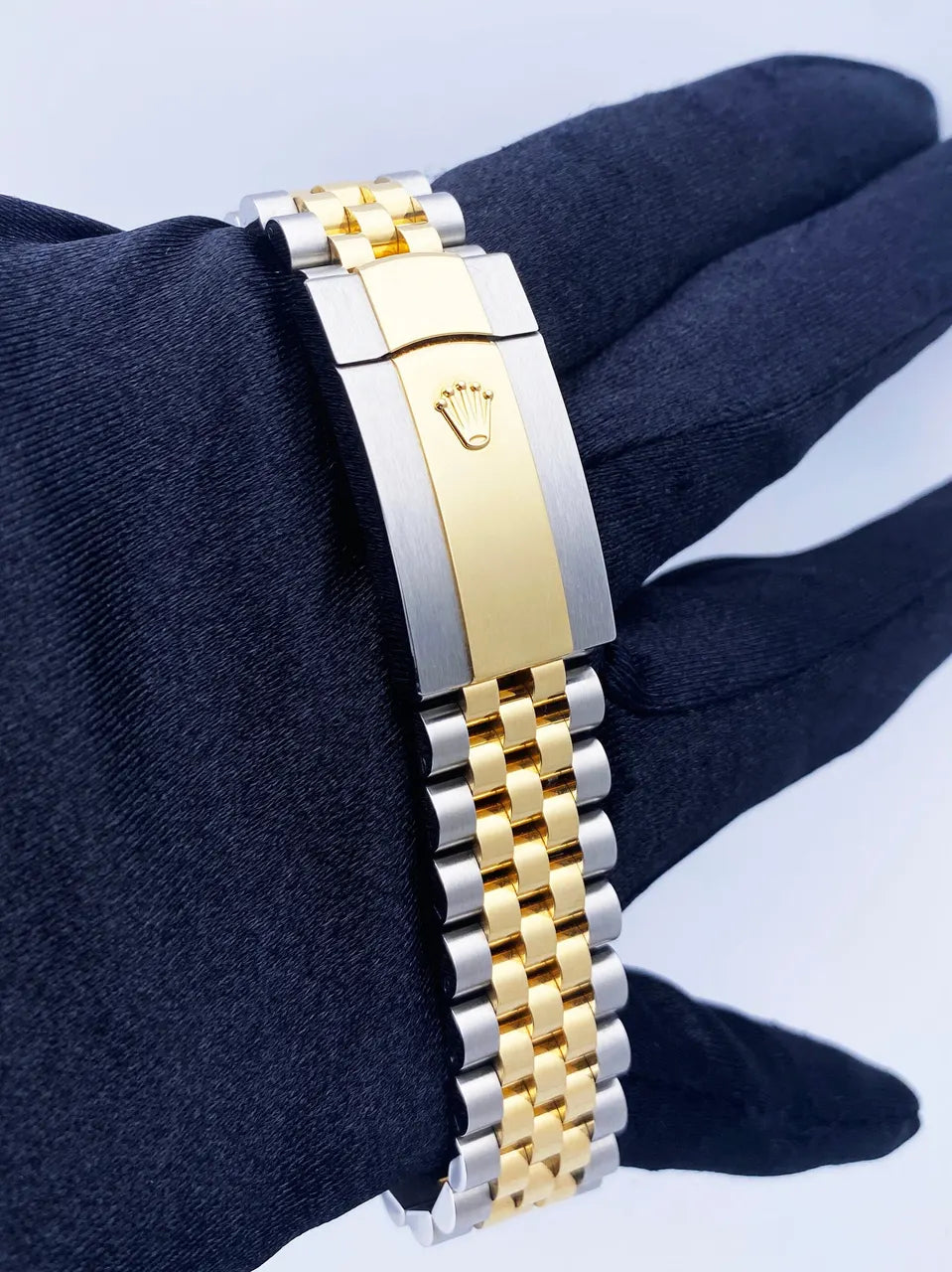 Rolex Rhodium Green Roman Datejust - Hình 6