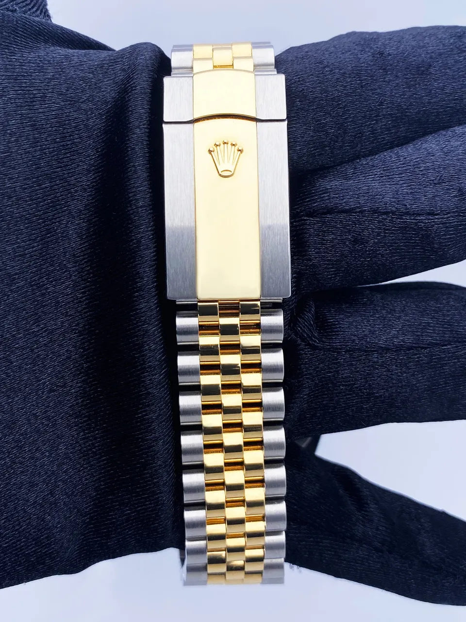Rolex Rhodium Green Roman Datejust - Hình 7
