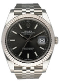 stainless Rolex Datejust Rhodium Dial