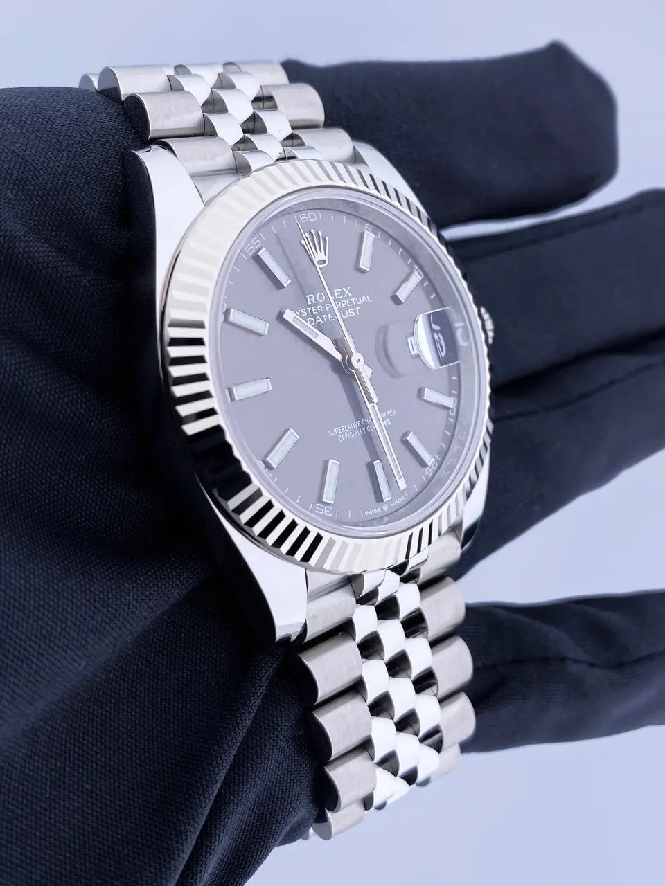 Rolex Datejust Slate Dial stainless steel - Hình 4