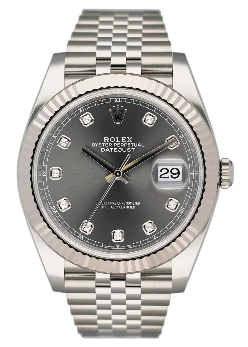Rolex Datejust Slate Diamond Dial