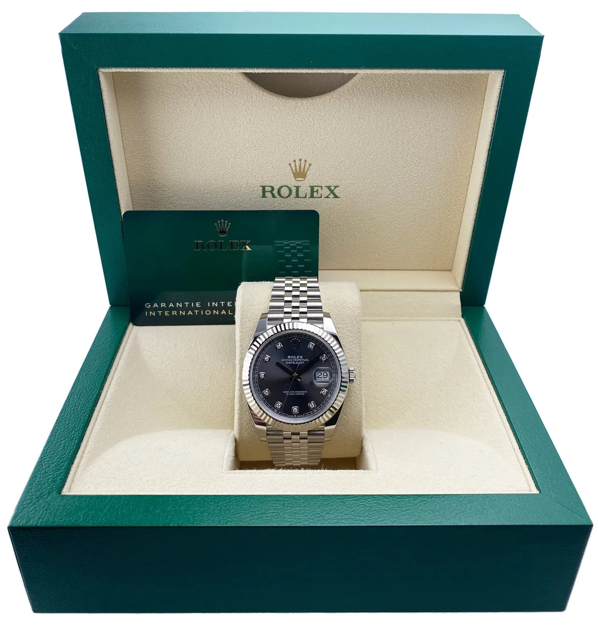 Rolex Datejust Slate Diamond Dial - Hình 2