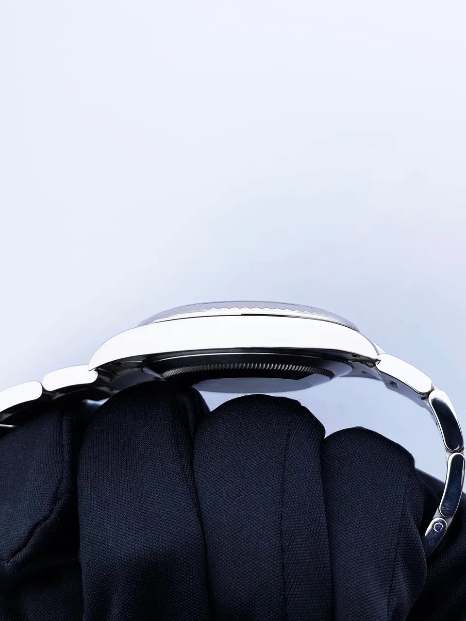fluted Rolex Datejust Blue Dial Steel - Hình 5