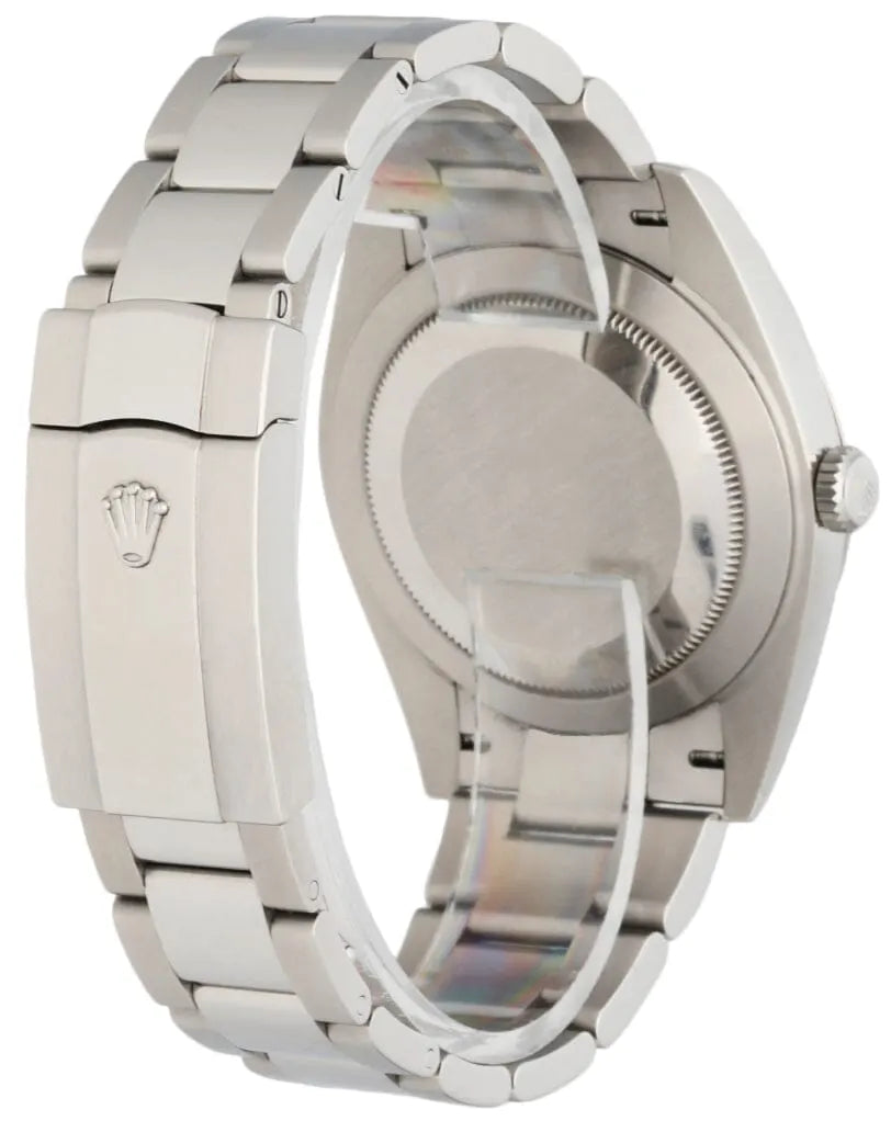 fluted Rolex Datejust Blue Dial Steel - Hình 11