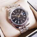 stainless Rolex Datejust 41 Black Dial
